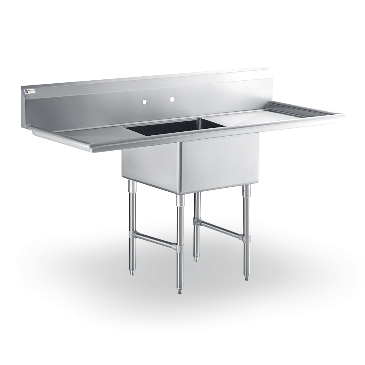 18 Gauge Stainless Steel Sink with One 18" Drainboard On Left