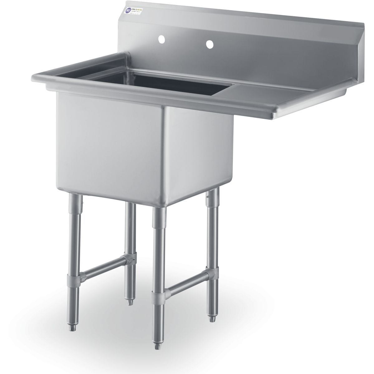 18 Gauge Stainless Steel Sink with Two 18" Drainboards SWS1C162012