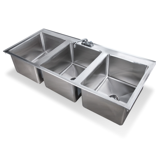 16 Gauge Stainless Steel Drop-In Sink