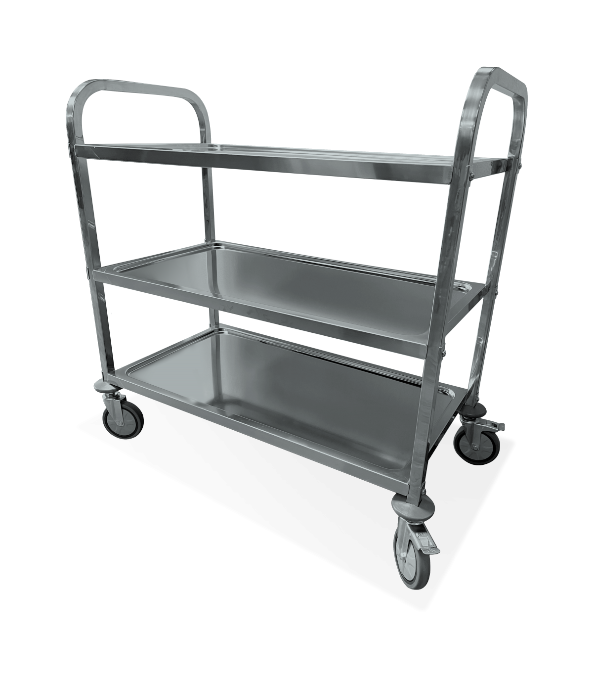 Heavy Duty 20x37 Inch Utility Cart -SWUCL3-2037HD-SQ