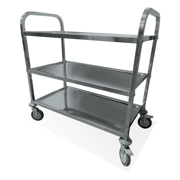 Heavy Duty 20x37 Inch Utility Cart -SWUCL3-2037HD-SQ