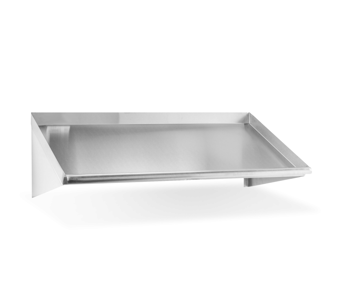 18 Gauge Stainless Steel Slant Shelf