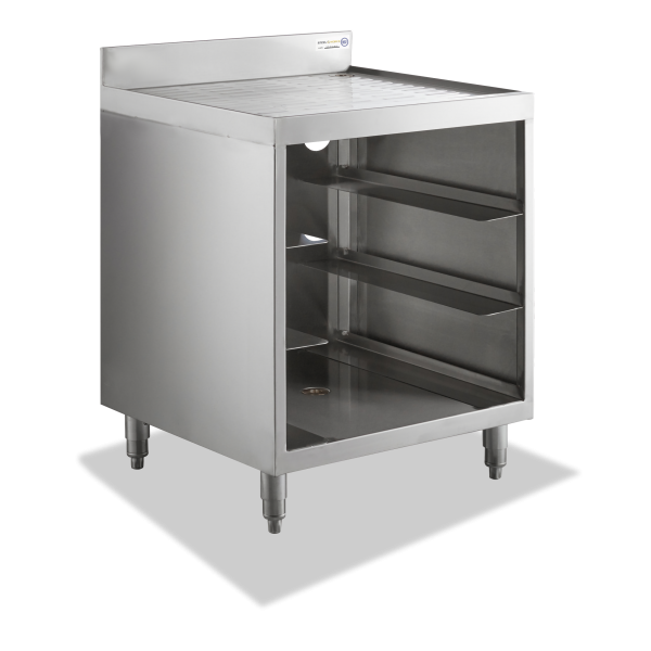 18 gauge All Stainless Steel Underbar Glass Storage Unit - SWGRSU-2124-CT