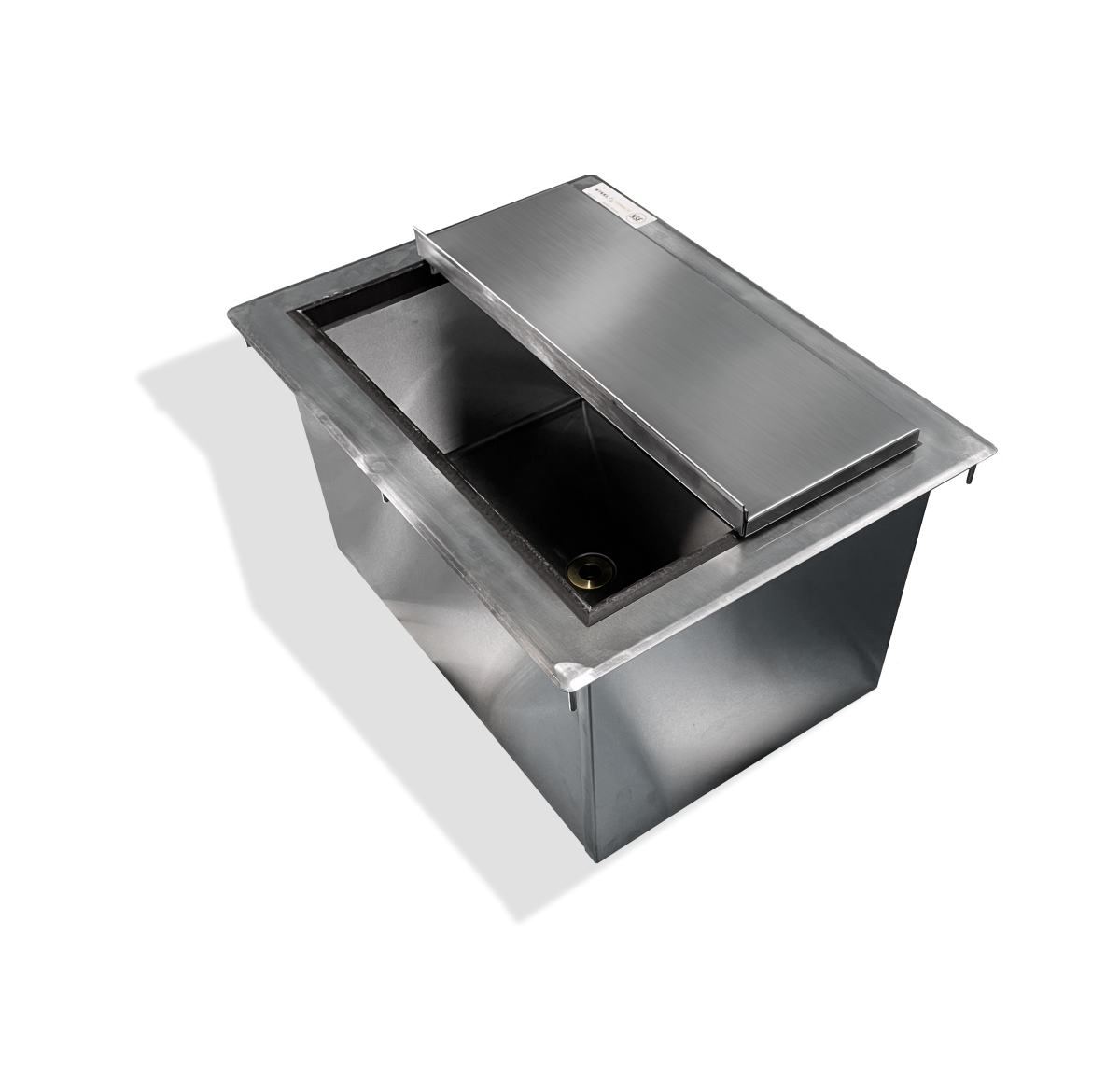 16 Gauge 304 Stainless Steel Drop-In Ice Bin - SWDIIB-181810