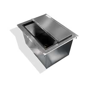 16 Gauge 304 Stainless Steel Drop-In Ice Bin -SWDIIB-182410