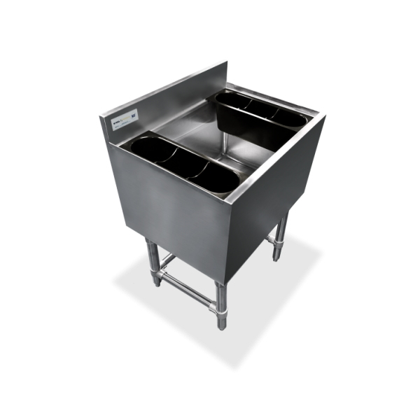 18 Gauge Stainless Steel Underbar Ice Chest - SWIB183012-7CPT