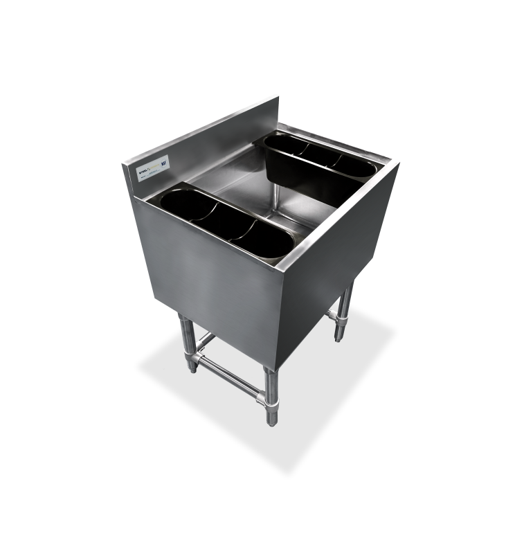 18 Gauge Stainless Steel Underbar Ice Chest - SWIB183012-7CPT